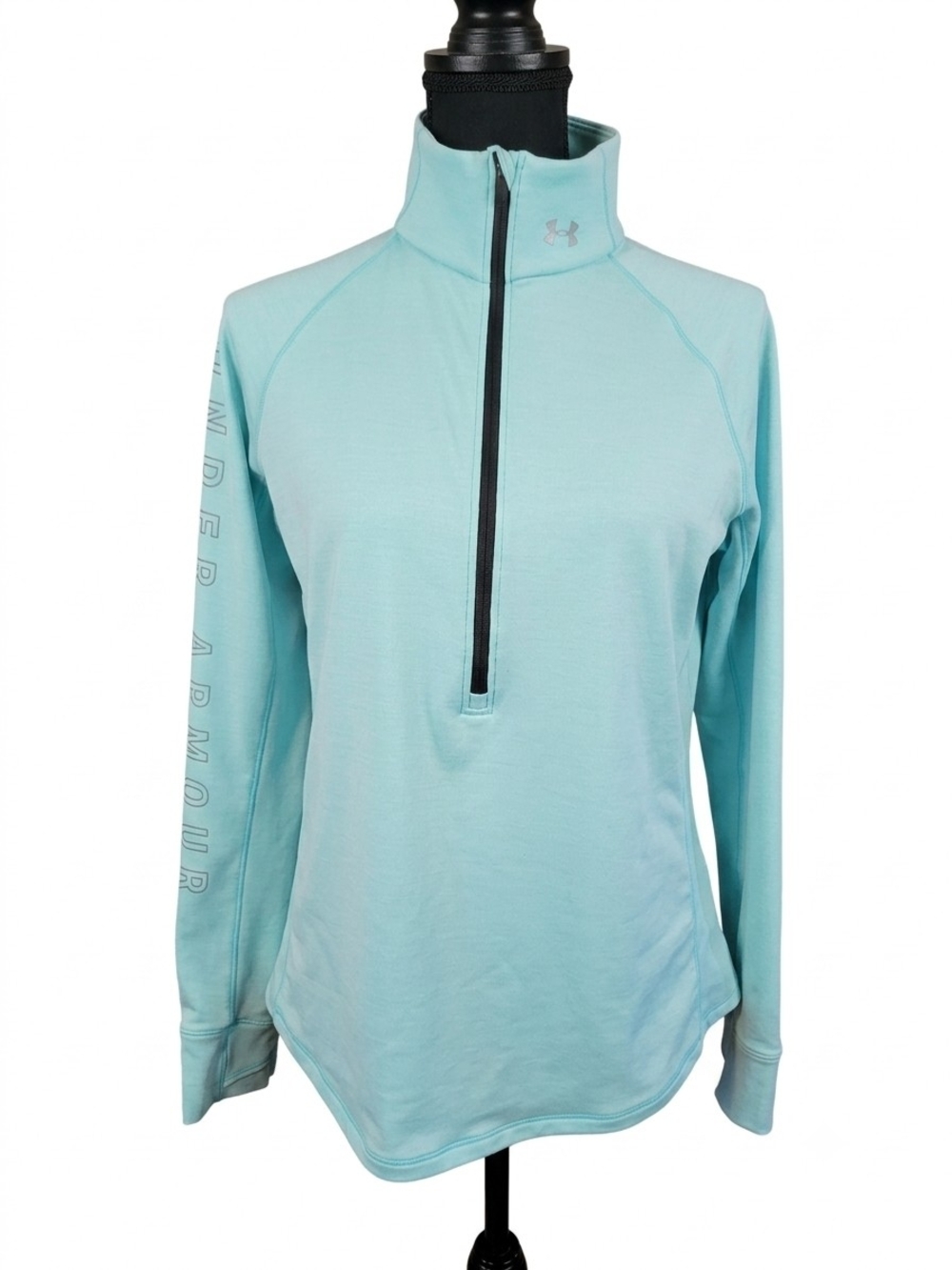 LG Light Aqua Quarter-Zip Pullover Hoodie